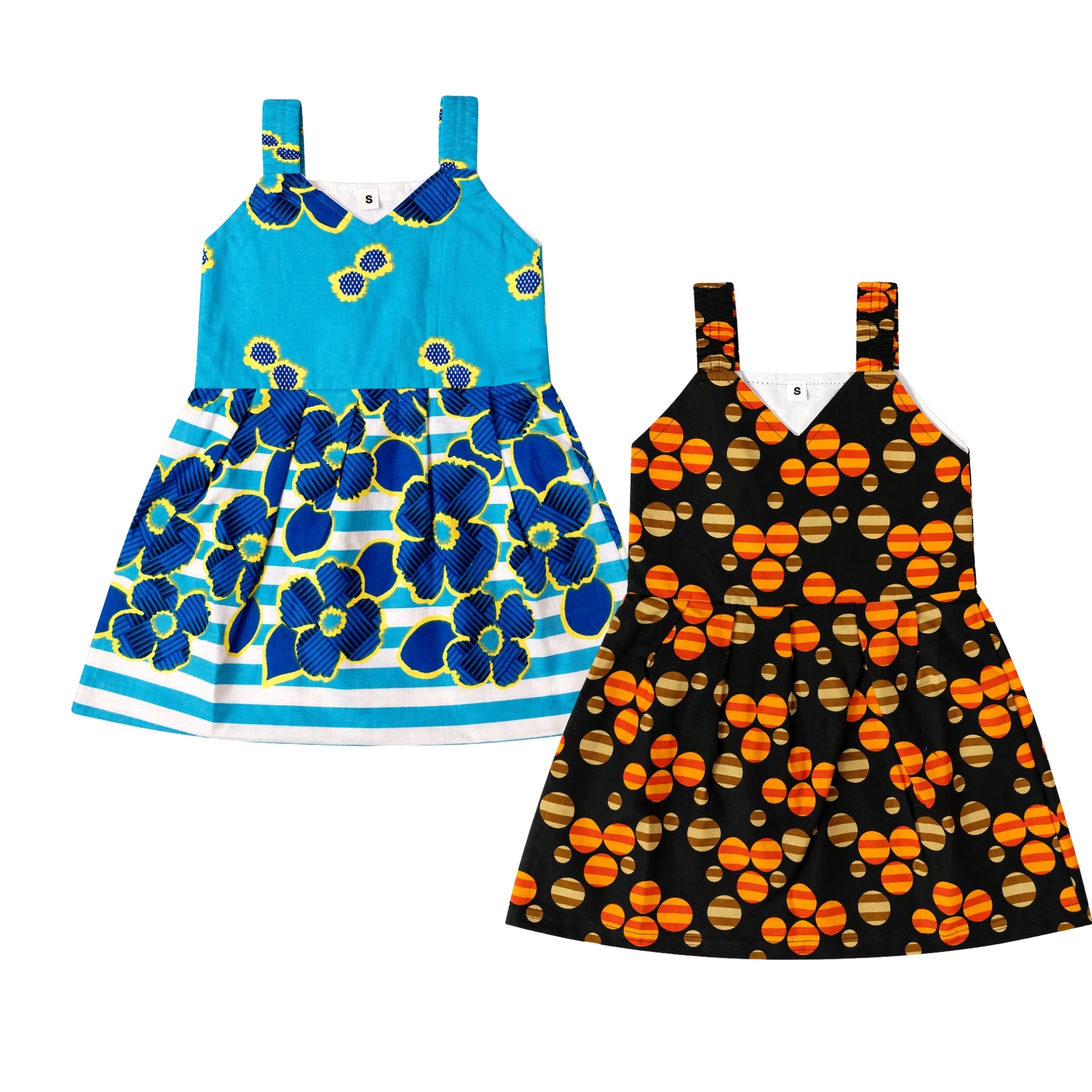 Premium Sleeveless Cotton Frocks (Pack of 2)