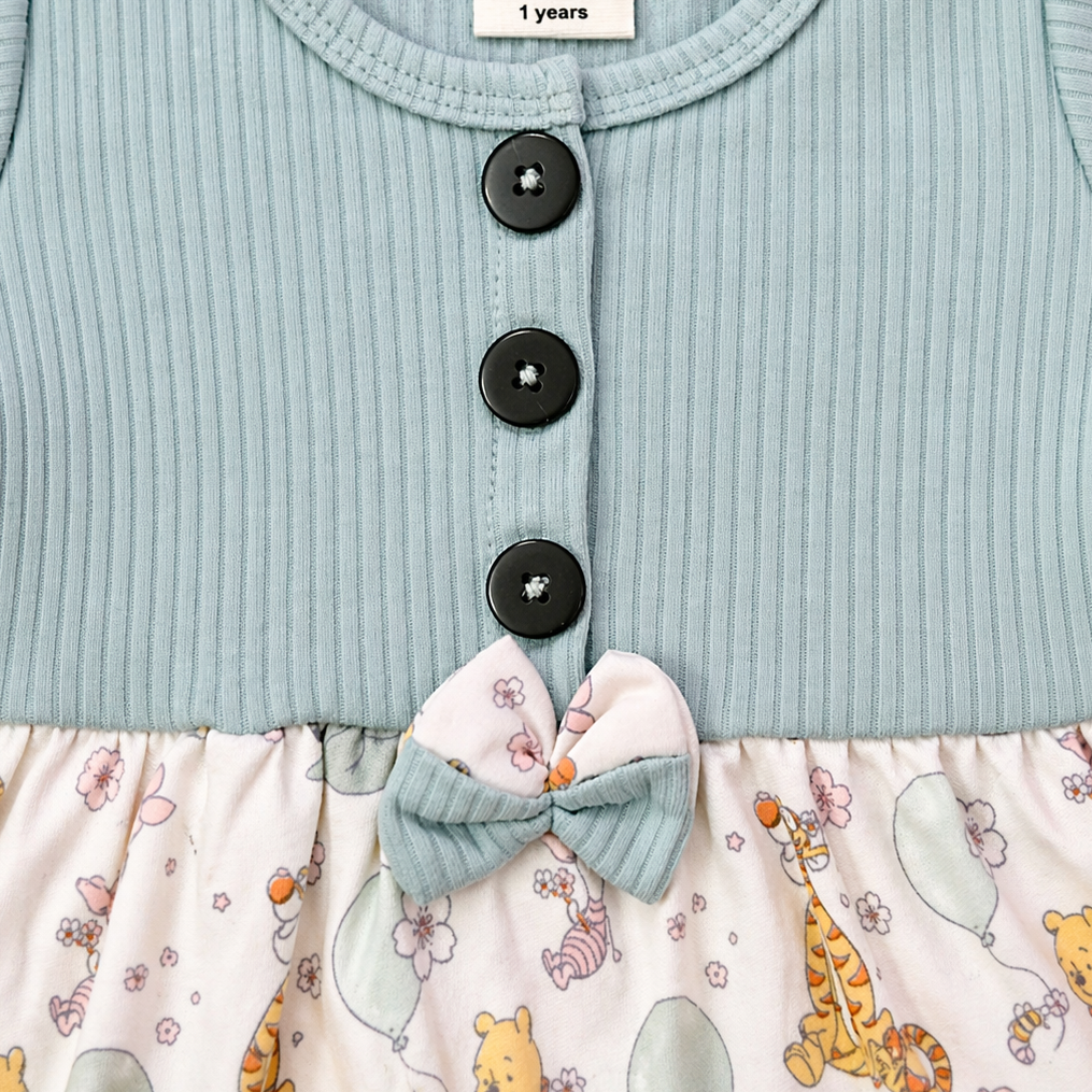 Baby Girl Center Button Frock (0–3 Years)