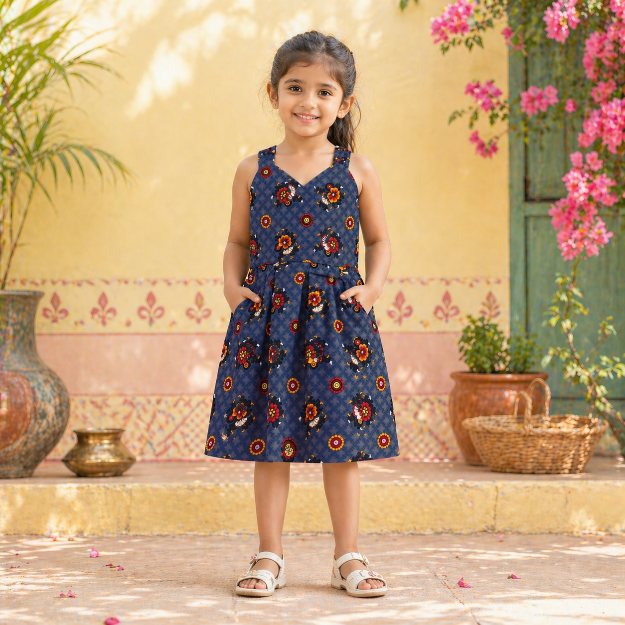 Premium Sleeveless Cotton Frocks
