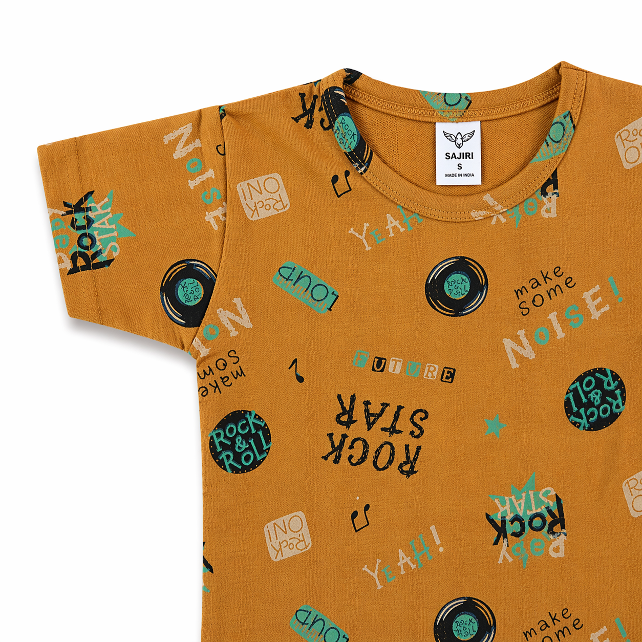 Unisex Printed Co-ord Set for Kids (Top & Pant)