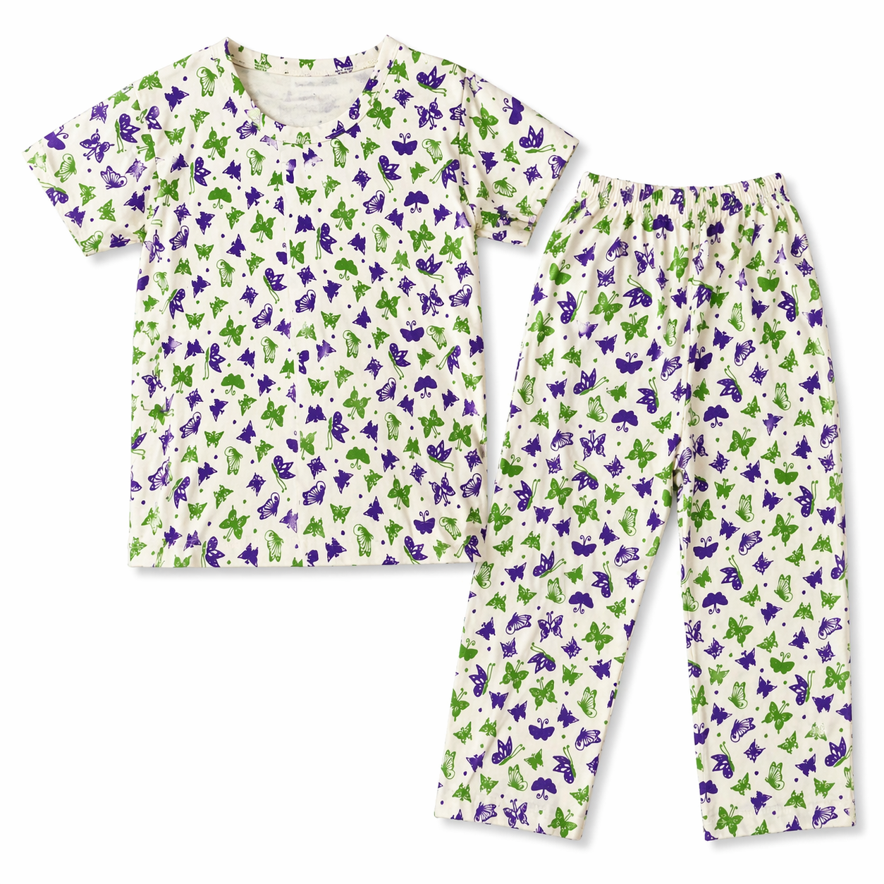 Unisex Printed Co-ord Set for Kids (Top & Pant)