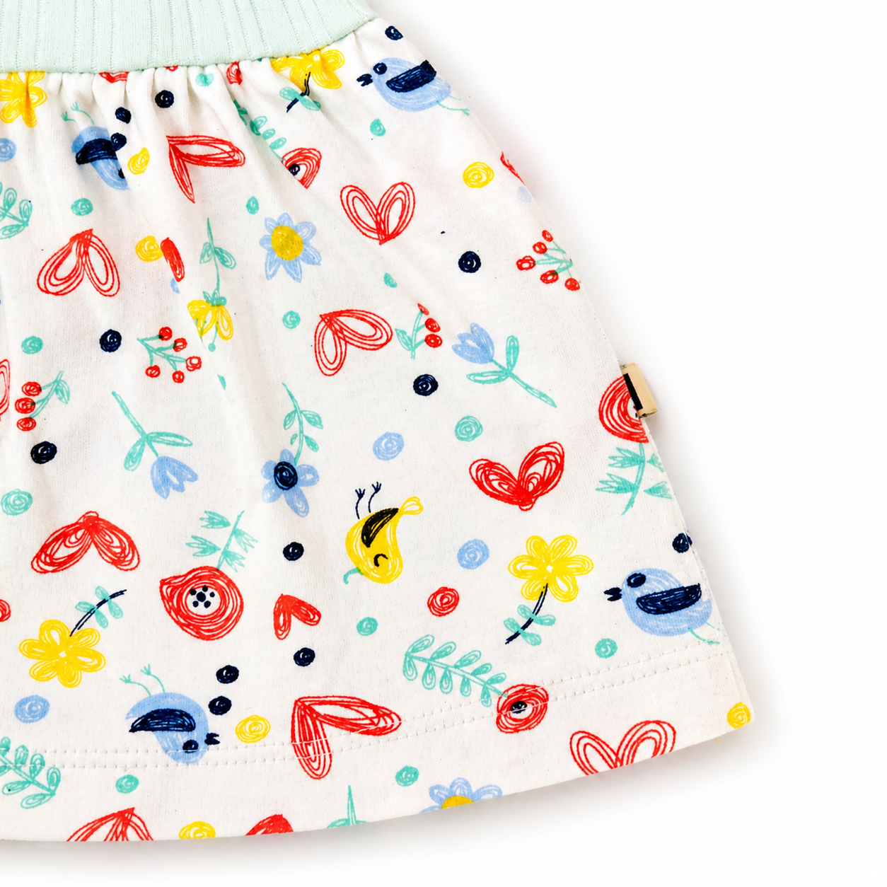 Baby Girl Center Button Frock (0–3 Years)