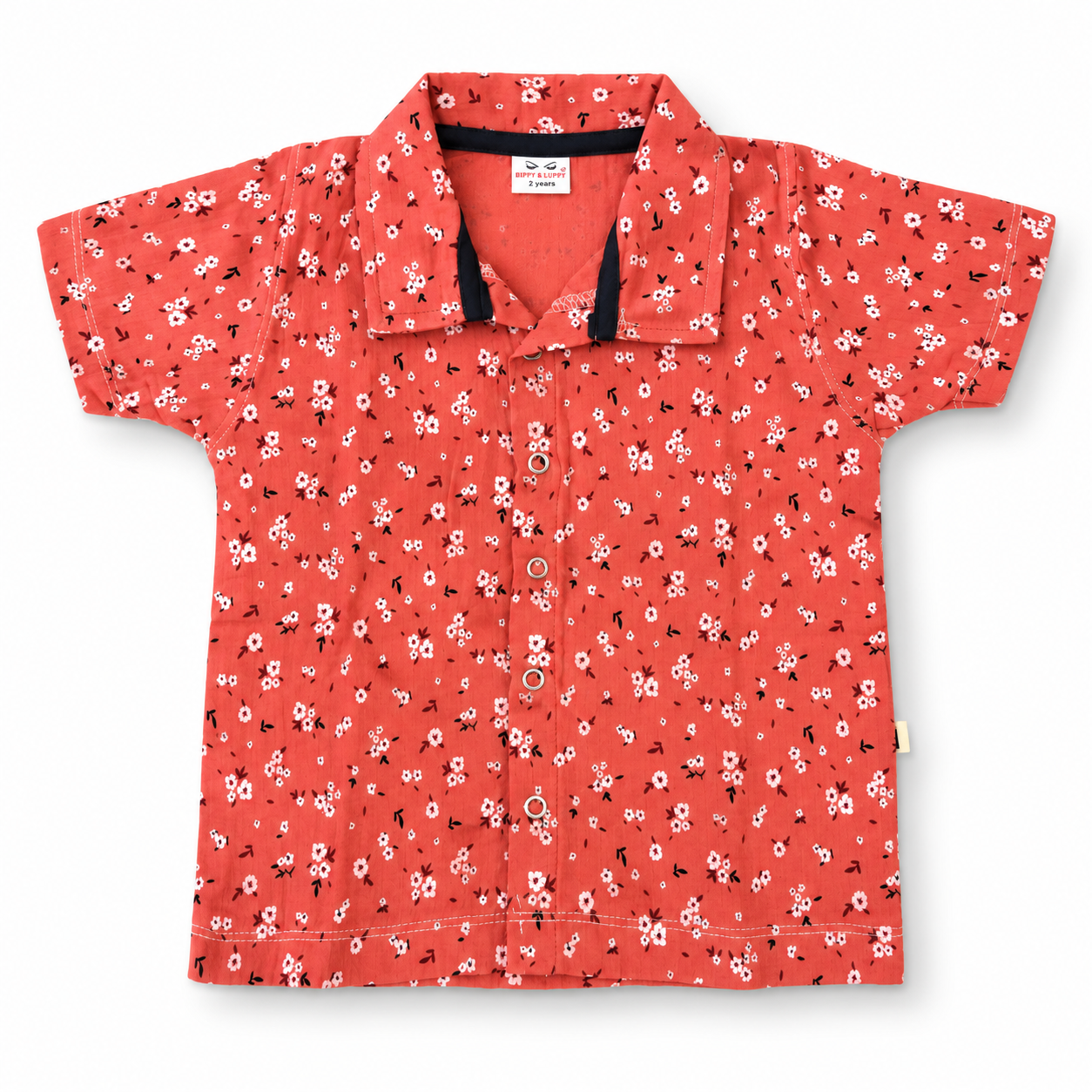 Flower Pinky (2 Layer Muslin) Co-Ord Set (1-5 Years)