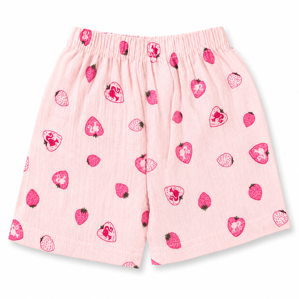 Strawberry Love (2 Layer Muslin) Co-Ord Set (1-5 Years)
