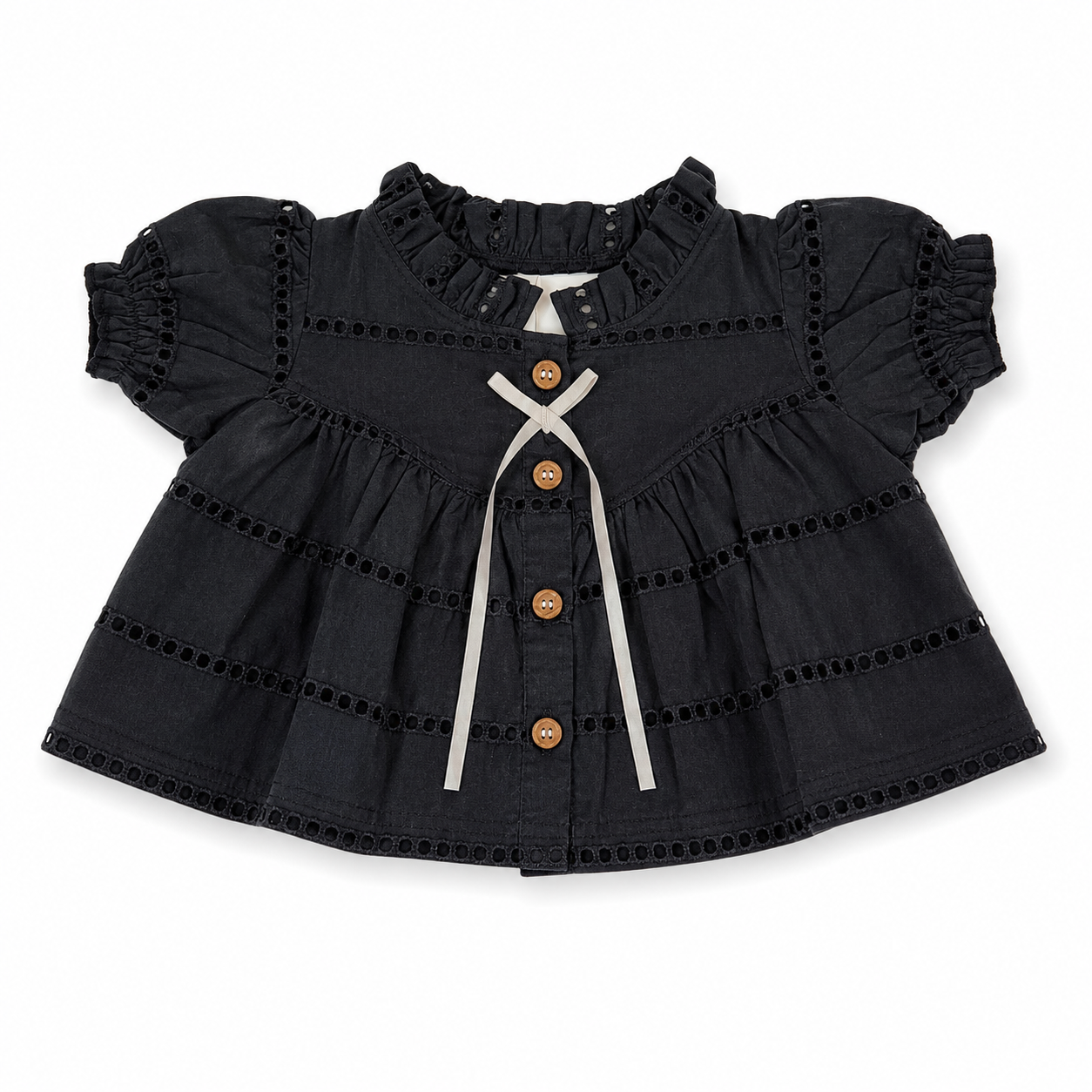 Hakoba 2pic Black Frock (0-18Months)
