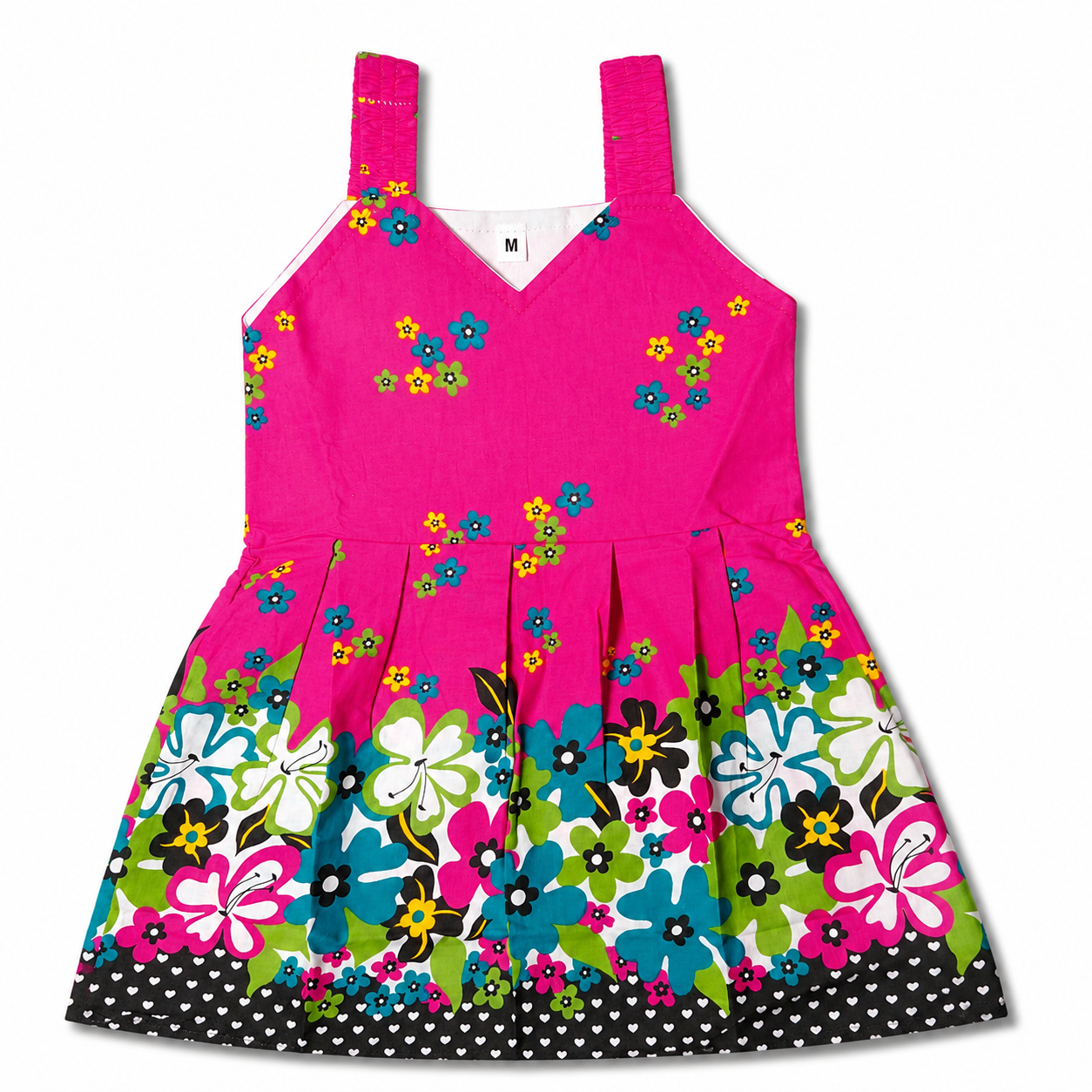 Premium Sleeveless Cotton Frocks 1-2Y