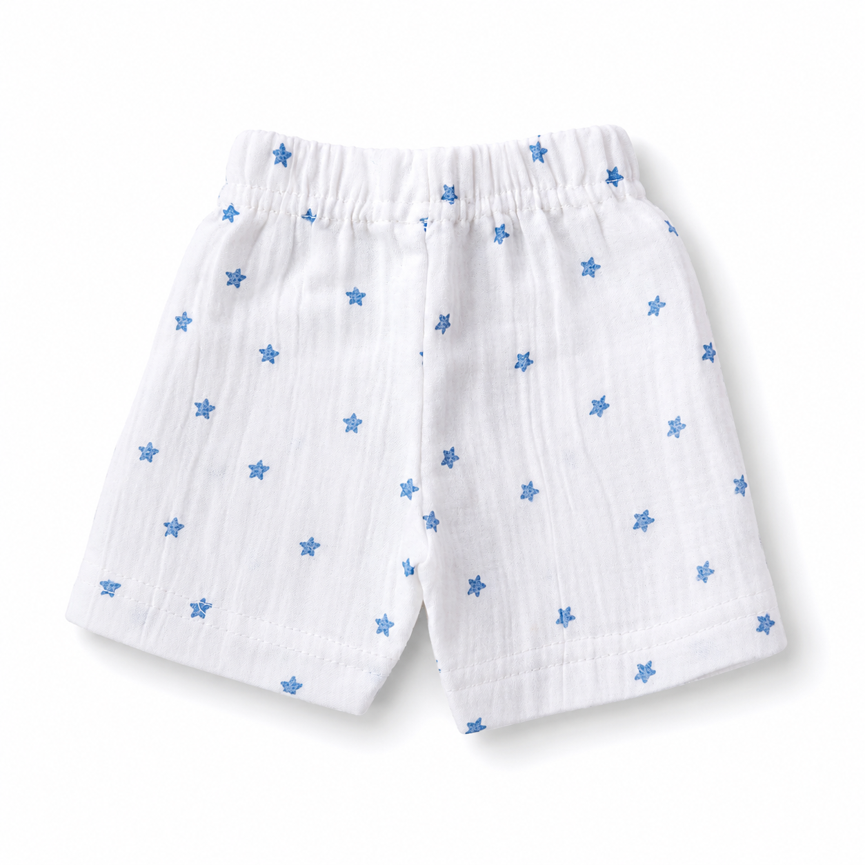 Muslin Half Sleeve Jabla Set (0–6 Months)