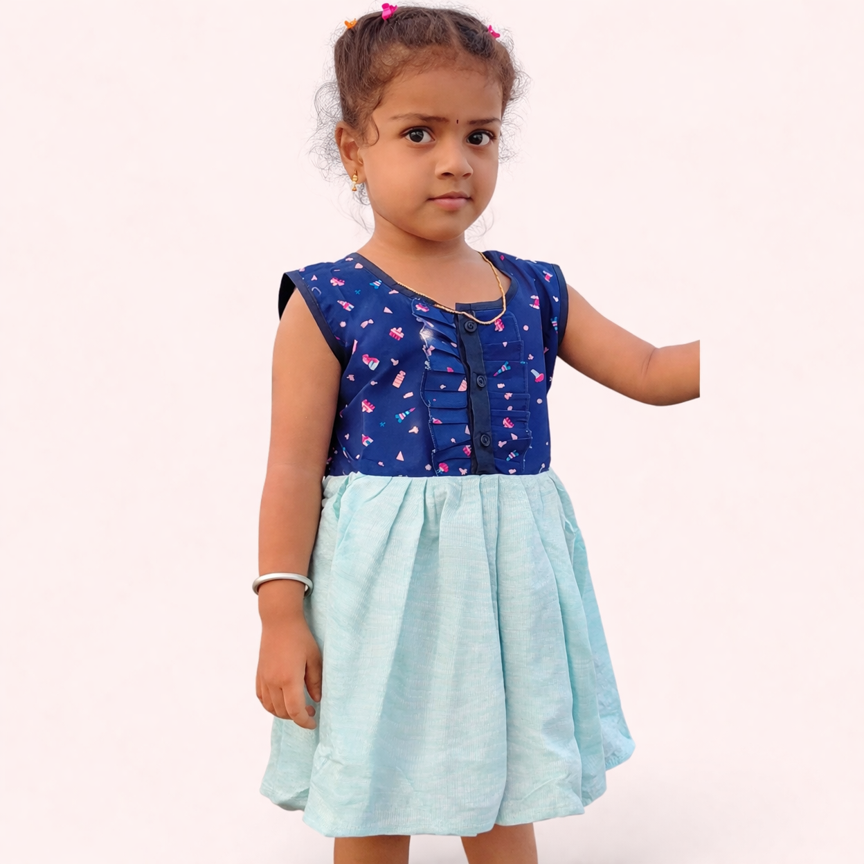 Jessi Frocks Muslin - Blue