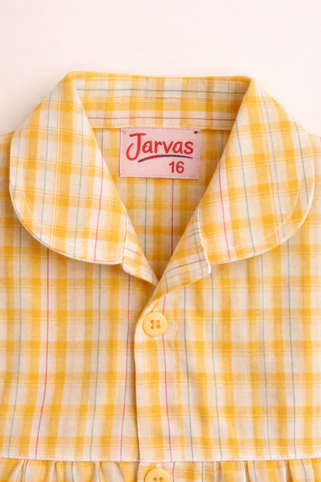 Tokyo Line Colar Frocks - Yellow