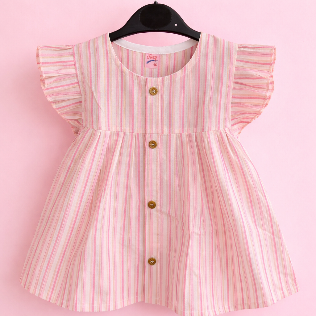 Aarya Frill Frocks - Pink