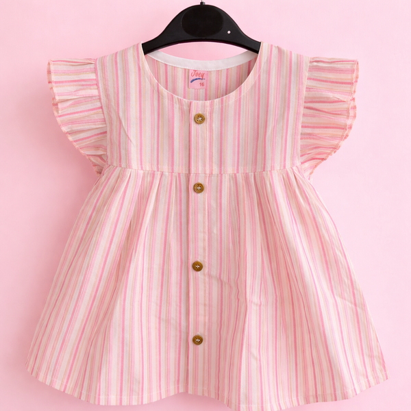 Aarya Frill Frocks - Pink