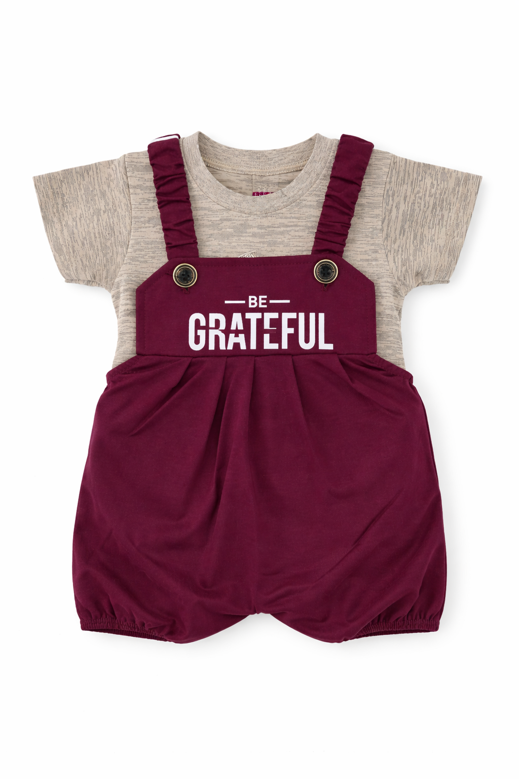 Unisex Dungaree set for babies (0-3 M)