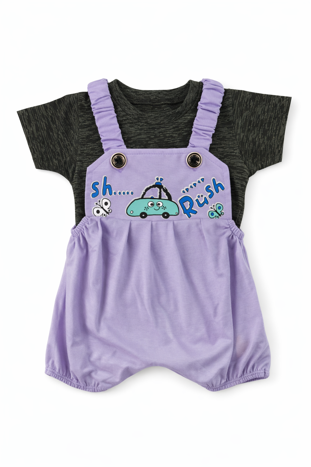 Unisex Dungaree set for babies (0-3 M)