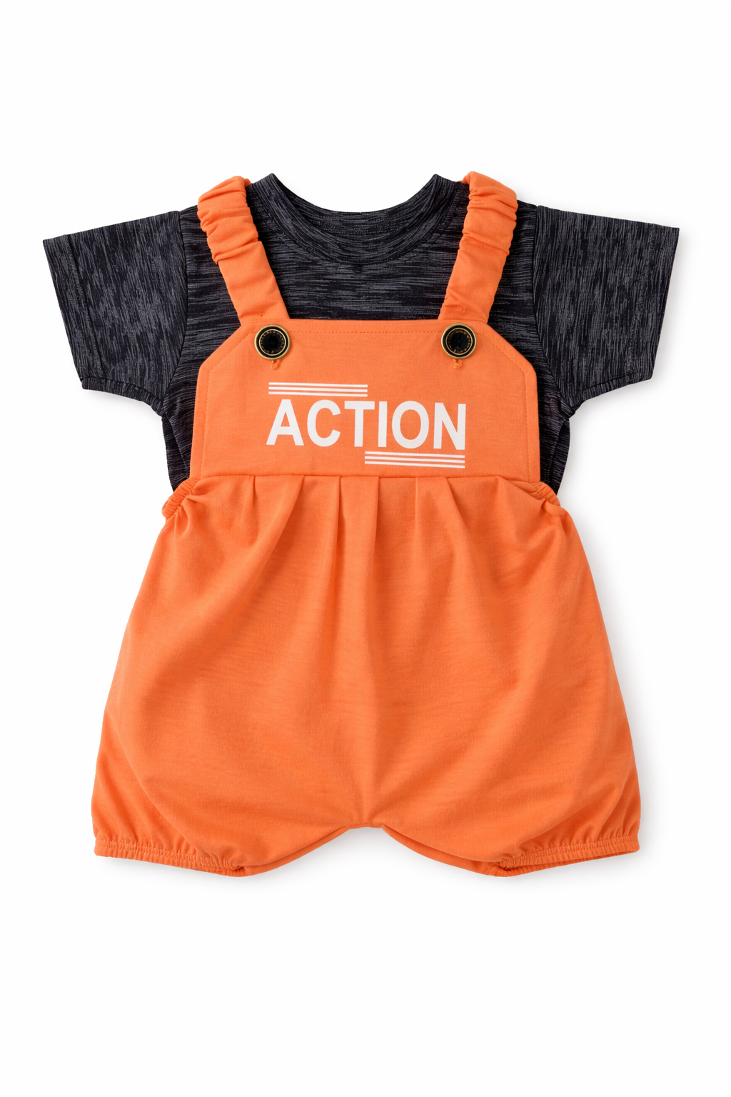 Unisex Dungaree set for babies (0-3 M)