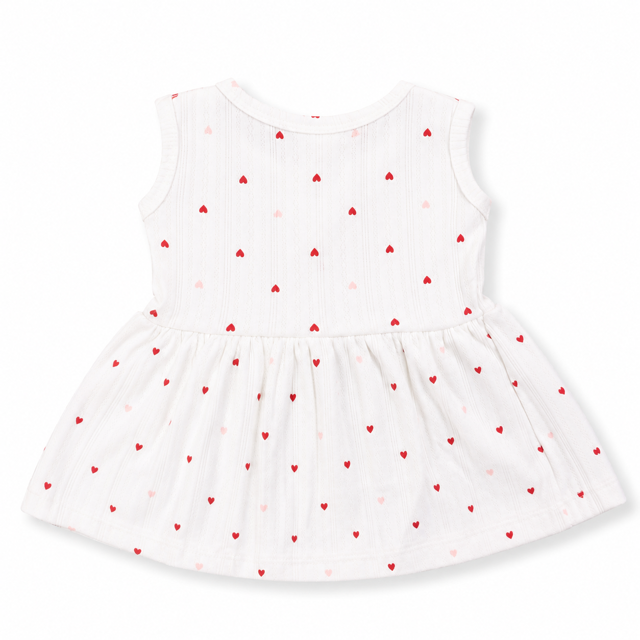 Butter Cotton Sleeveless Center Button Frock for Baby Girls | 0M–3Y