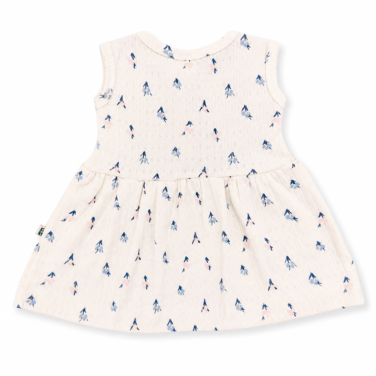 Butter Cotton Sleeveless Center Button Frock for Baby Girls | 0M–3Y