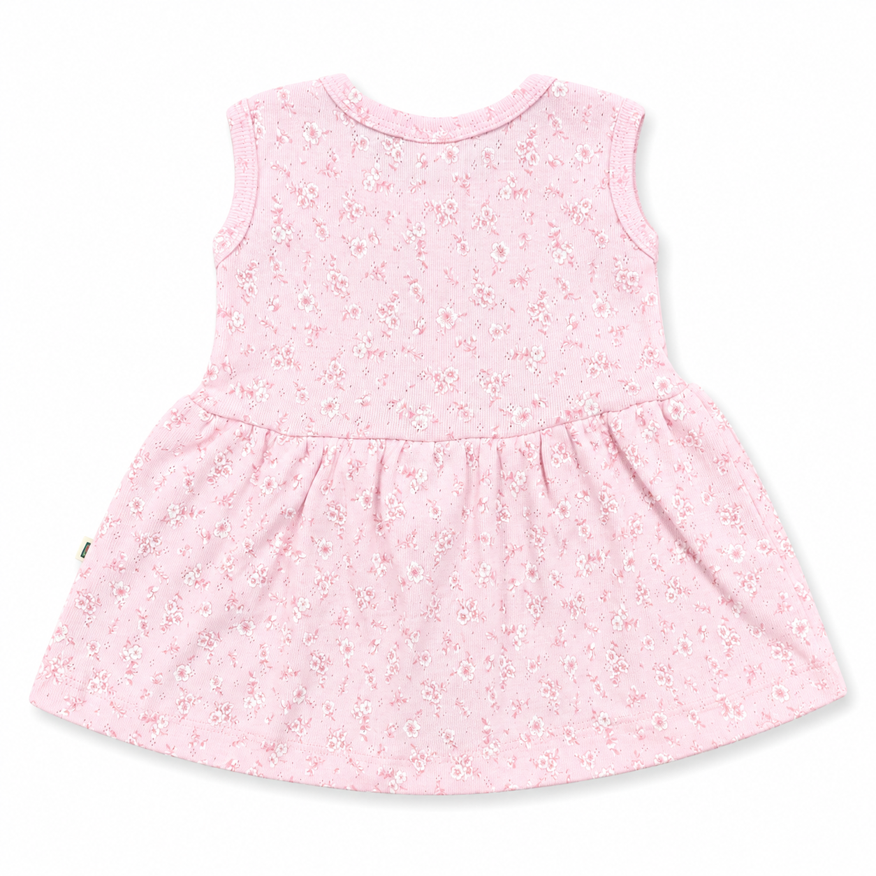 Butter Cotton Sleeveless Center Button Frock for Baby Girls | 0M–3Y