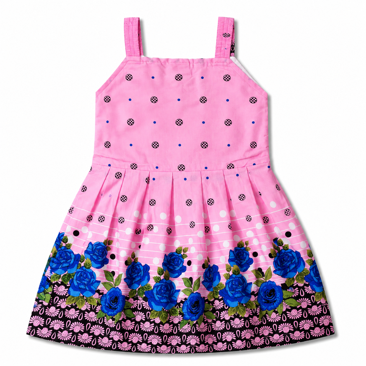 Premium Sleeveless Cotton Frocks 4-5Years