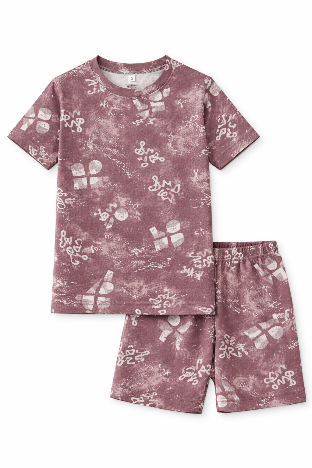 Unisex - Crepe Cotton Co-ords set - Pink