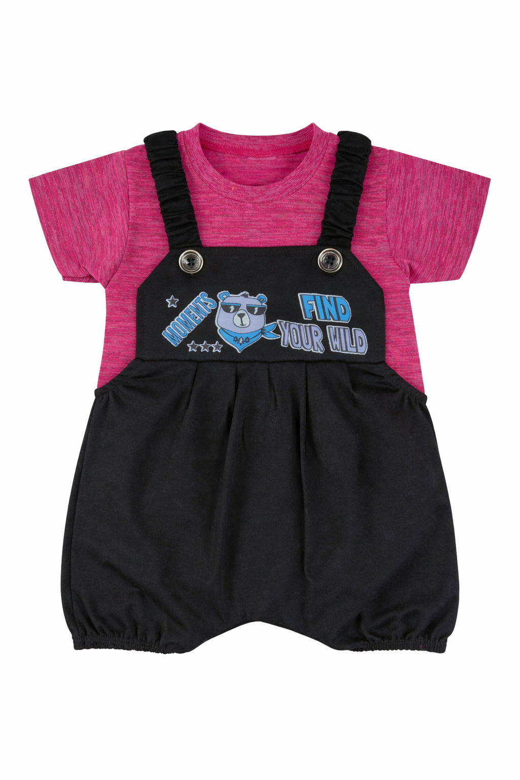Unisex Dungaree set for babies (3-6 M)