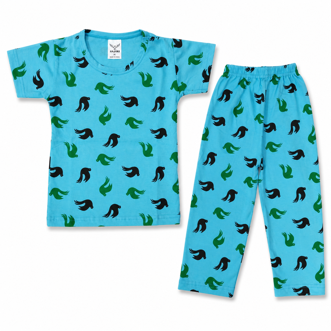 Unisex Printed Co-ord Set for Kids Combo of 2 (4–5 years) - top & pant