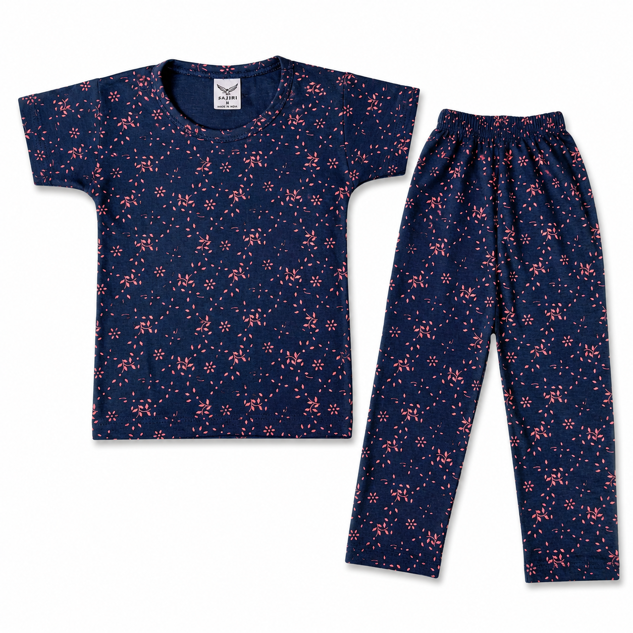 Unisex Printed Co-ord Set for Kids Combo of 2 (3–4 years) - top & pant