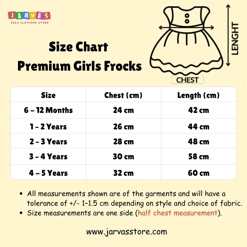 Aarya Frill Frocks - Yellow