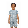 Unisex - Crepe Cotton Co-ords set - Blue